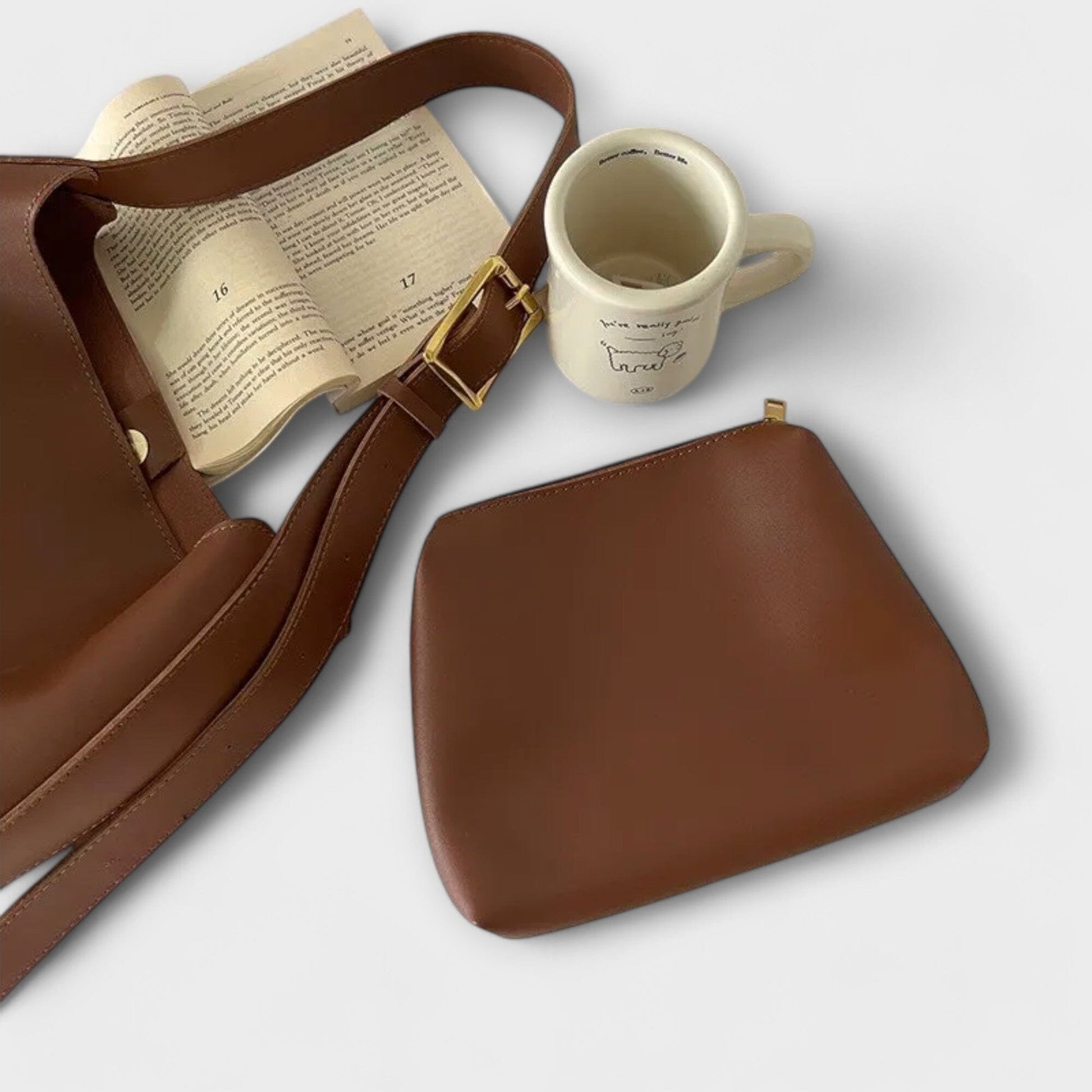 Rita. – Bolso de hombro elegante de cuero Rita. – Bolso de hombro elegante de cuero Rita