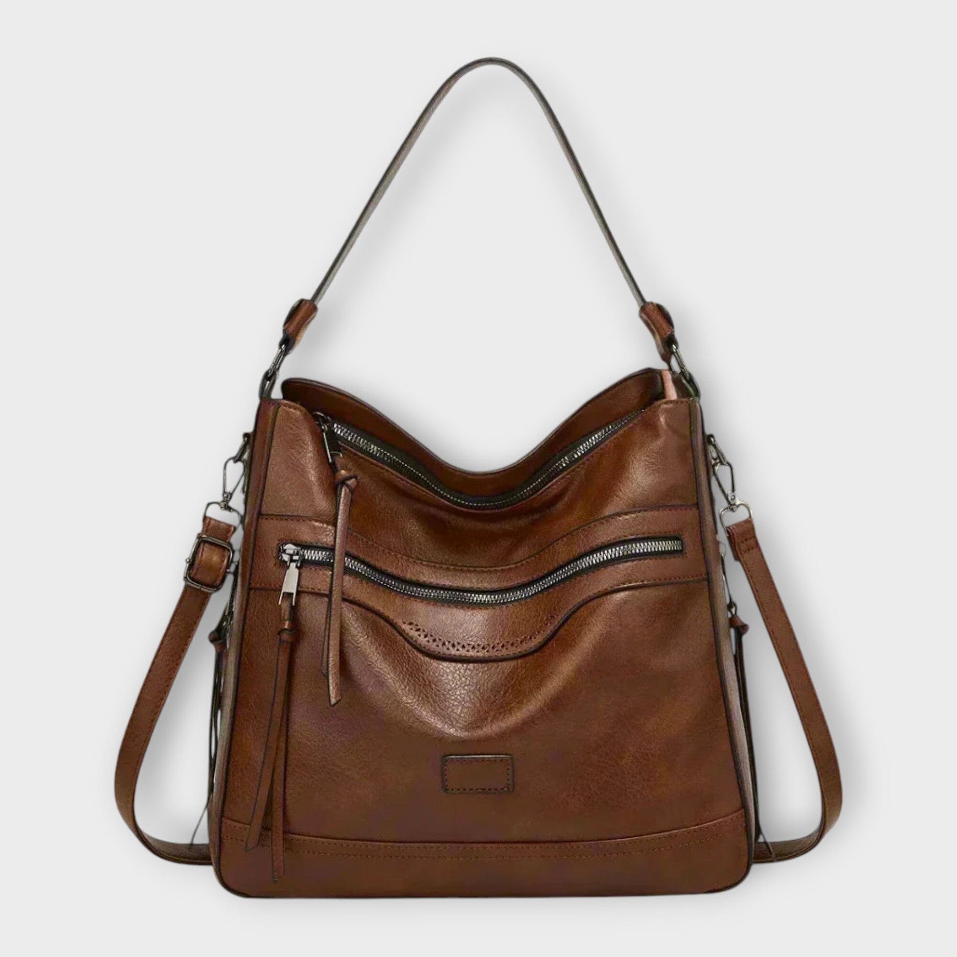 Rita. – Bolso de hombro retro clásico Rita. – Bolso de hombro retro clásico Rita Kaffeebraun