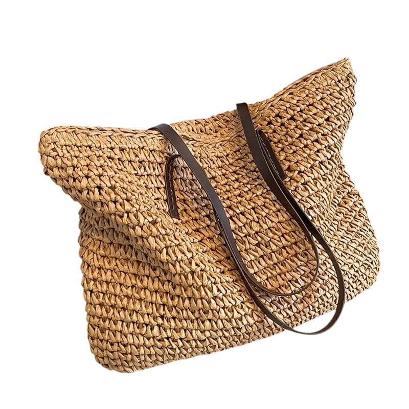 Rita. – Bolso tote tejido Rita. – Bolso tote tejido Rita Khaki
