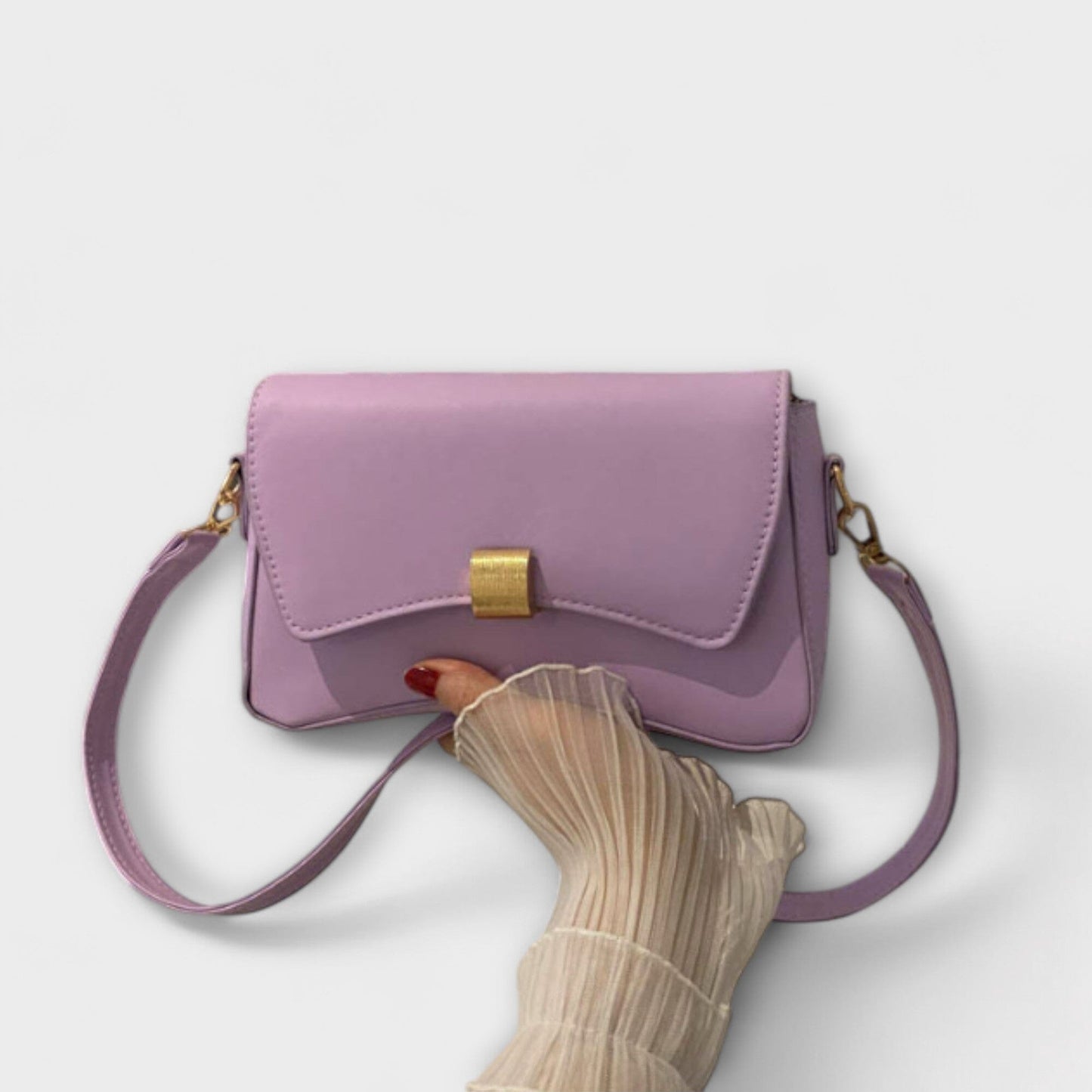 Rita. – Bolso vintage con solapa Rita. – Bolso vintage con solapa Rita Lila