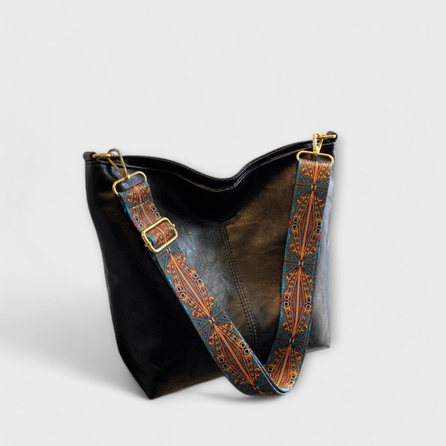 Rita. – Bolso vintage de mano elegante Rita. – Bolso vintage de mano elegante Rita Negro