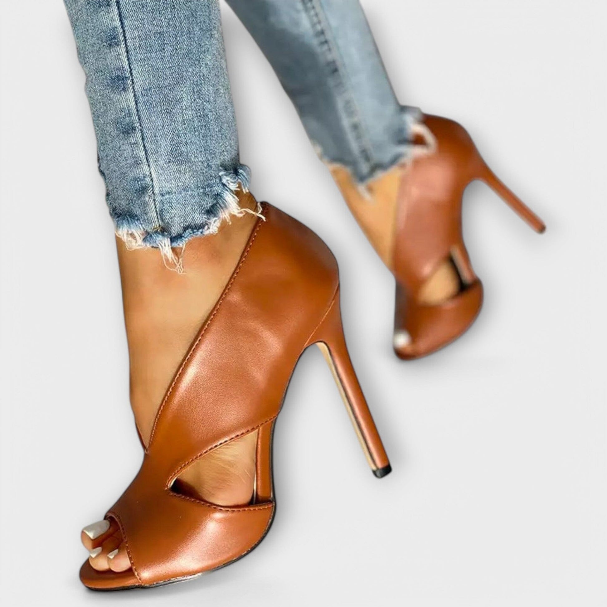 Sandalias ortopédicas de moda con tacón elegante Sandalias ortopédicas de moda con tacón elegante A minha loja