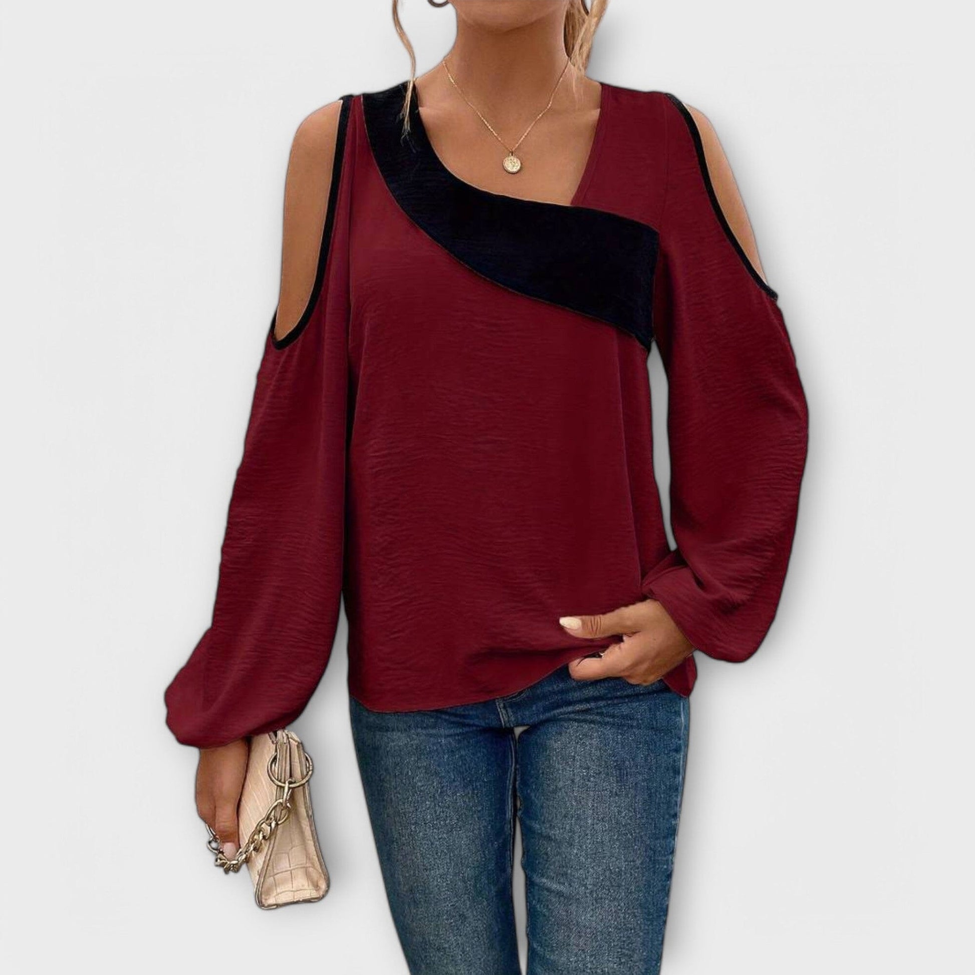 Scarlett - Blusa con Escote Cuadrado Scarlett - Blusa con Escote Cuadrado A minha loja