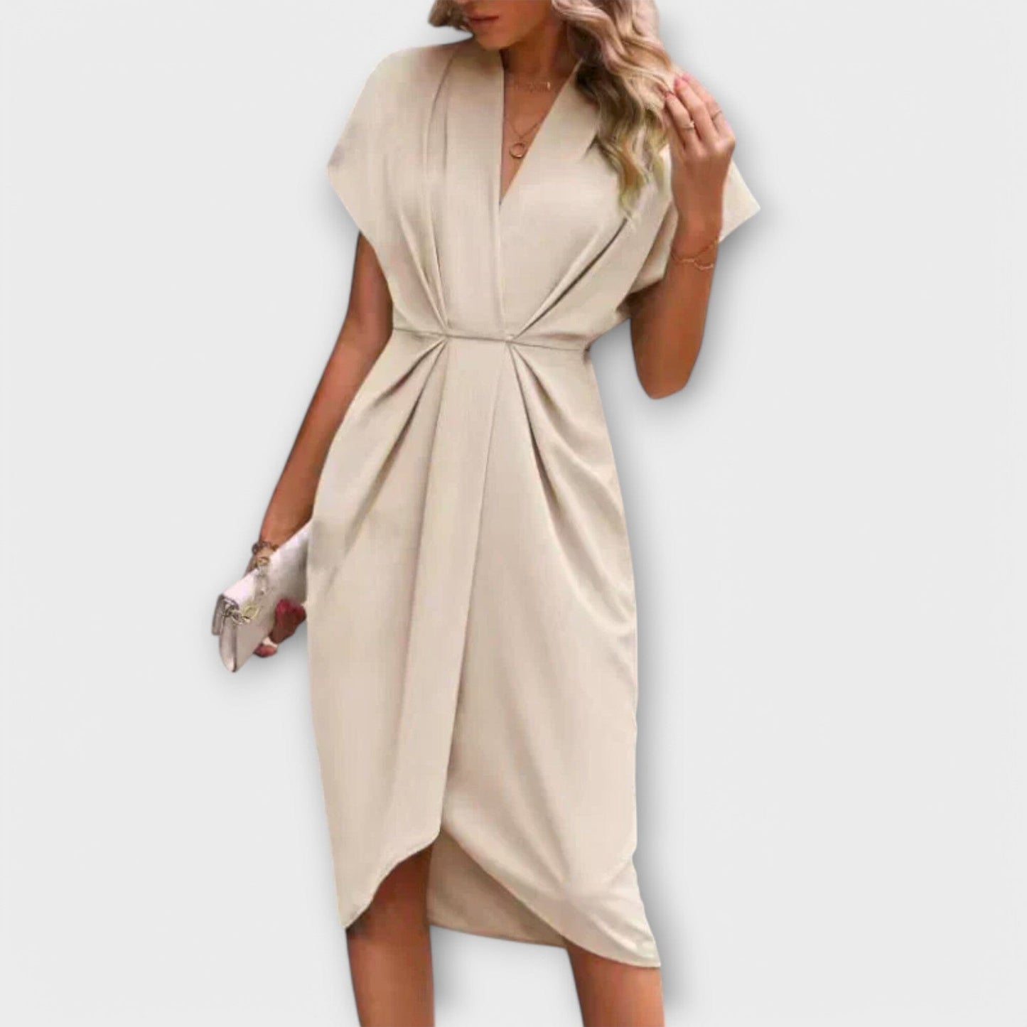 Serena – Vestido midi cruzado Serena – Vestido midi cruzado A minha loja Milchig S