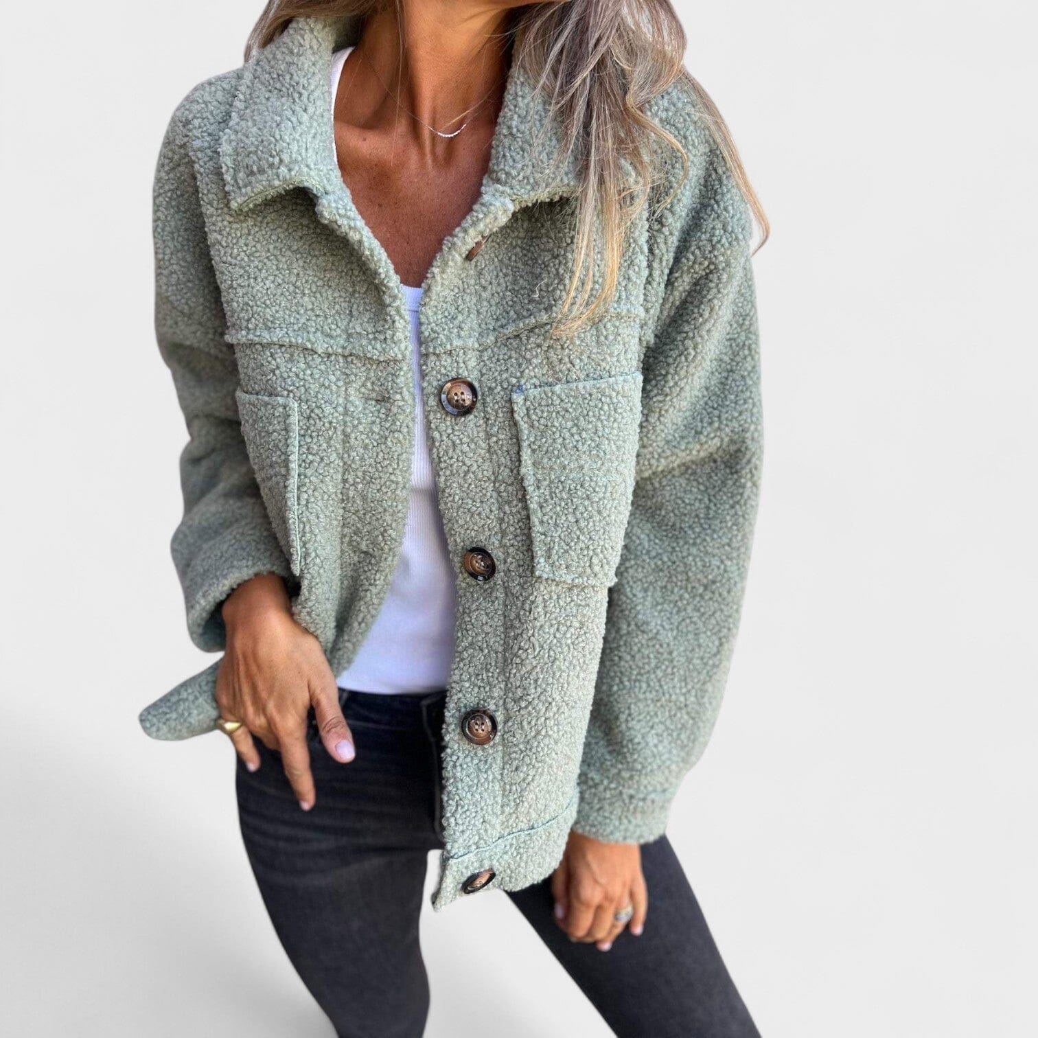 Sofia | Cazadora corta de primavera cálida Sofia | Cazadora corta de primavera cálida Rita Verde XS