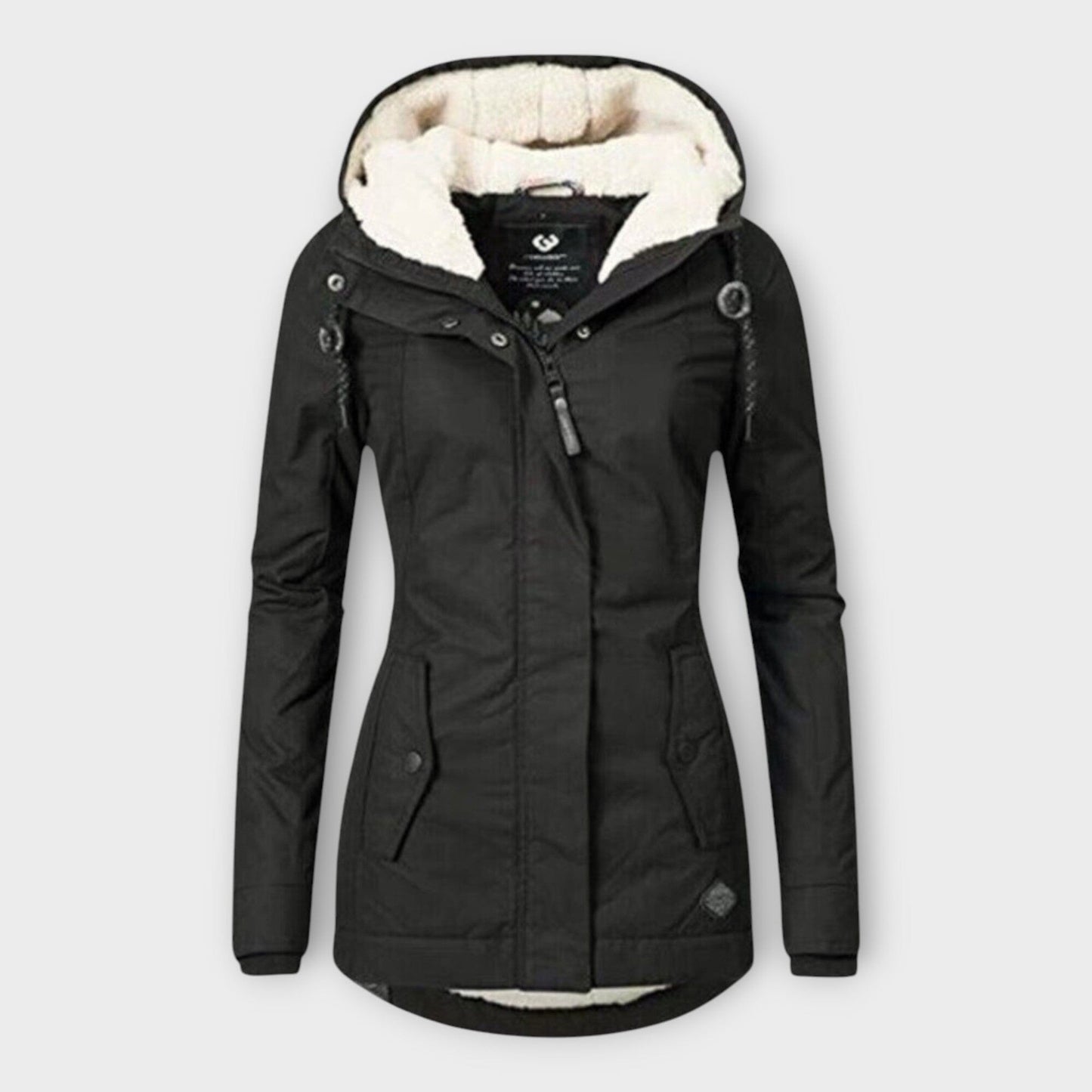 Sophie - Chaqueta de Invierno Forrada e Impermeable Sophie - Chaqueta de Invierno Forrada e Impermeable A minha loja Negro XS