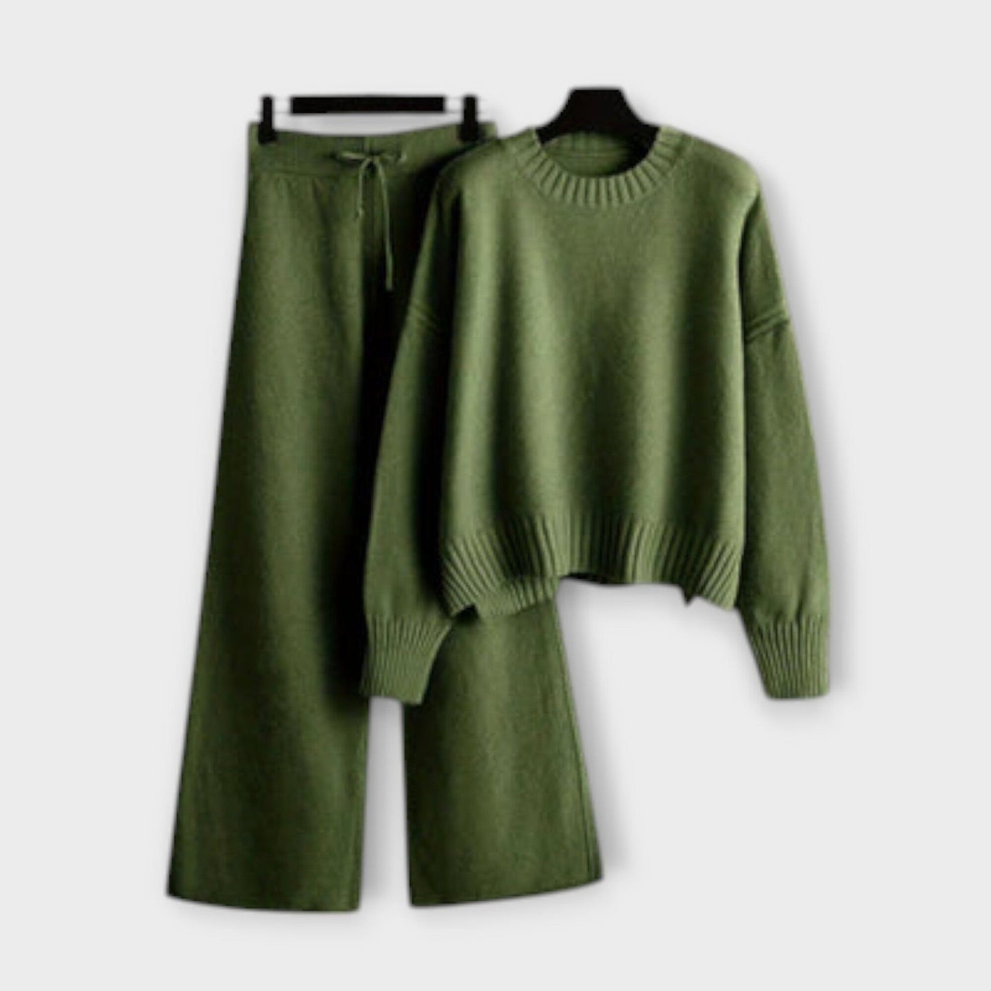 Stella - Conjunto Casual de Bordado Stella - Conjunto Casual de Bordado A minha loja Verde Einheitsgröße (S-2XL)
