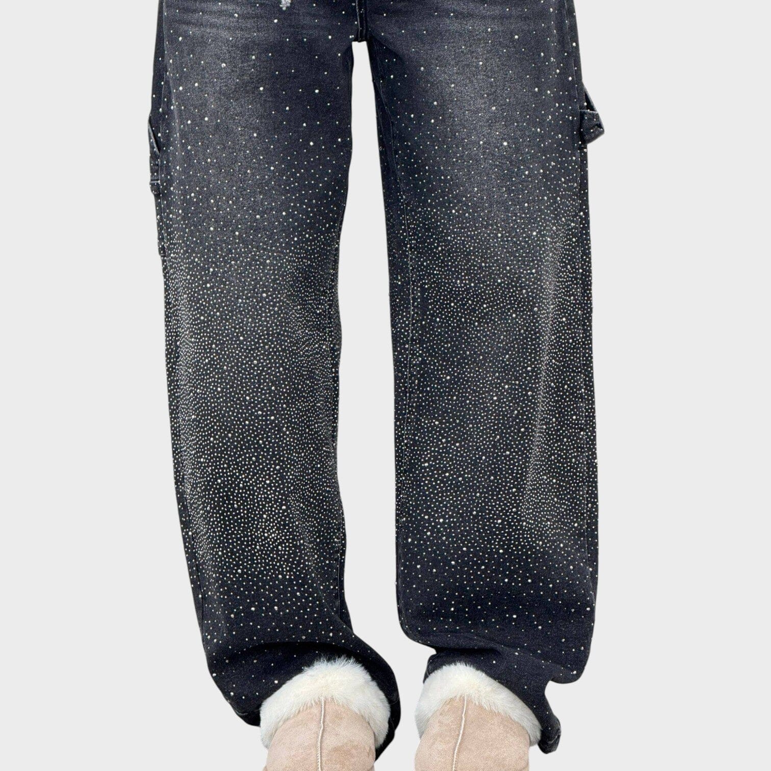 Valerie - Vaqueros de silueta holgada y sutil brillo Valerie - Vaqueros de silueta holgada y sutil brillo Rita