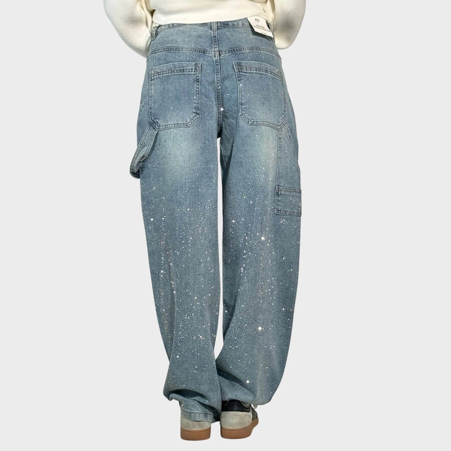 Valerie - Vaqueros de silueta holgada y sutil brillo Valerie - Vaqueros de silueta holgada y sutil brillo Rita