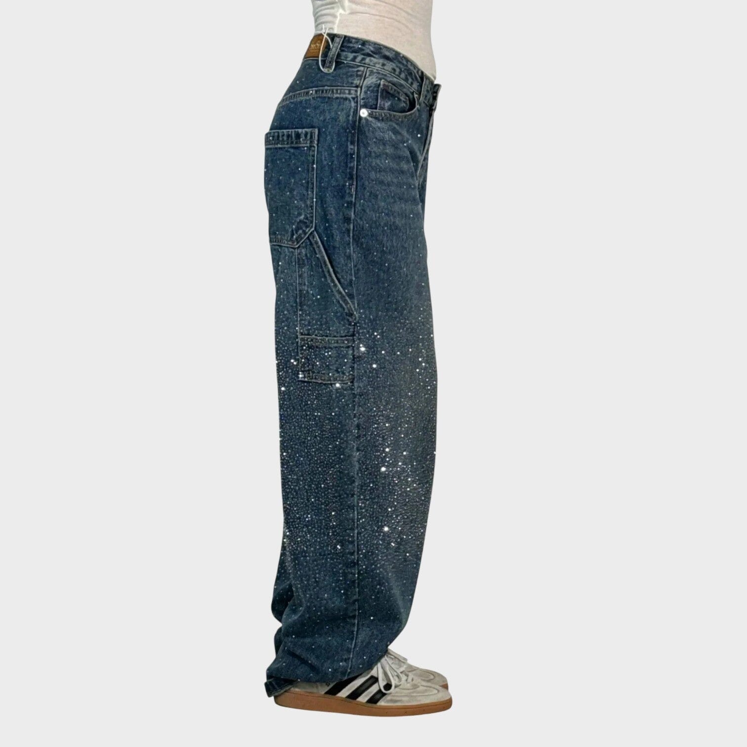 Valerie - Vaqueros de silueta holgada y sutil brillo Valerie - Vaqueros de silueta holgada y sutil brillo Rita