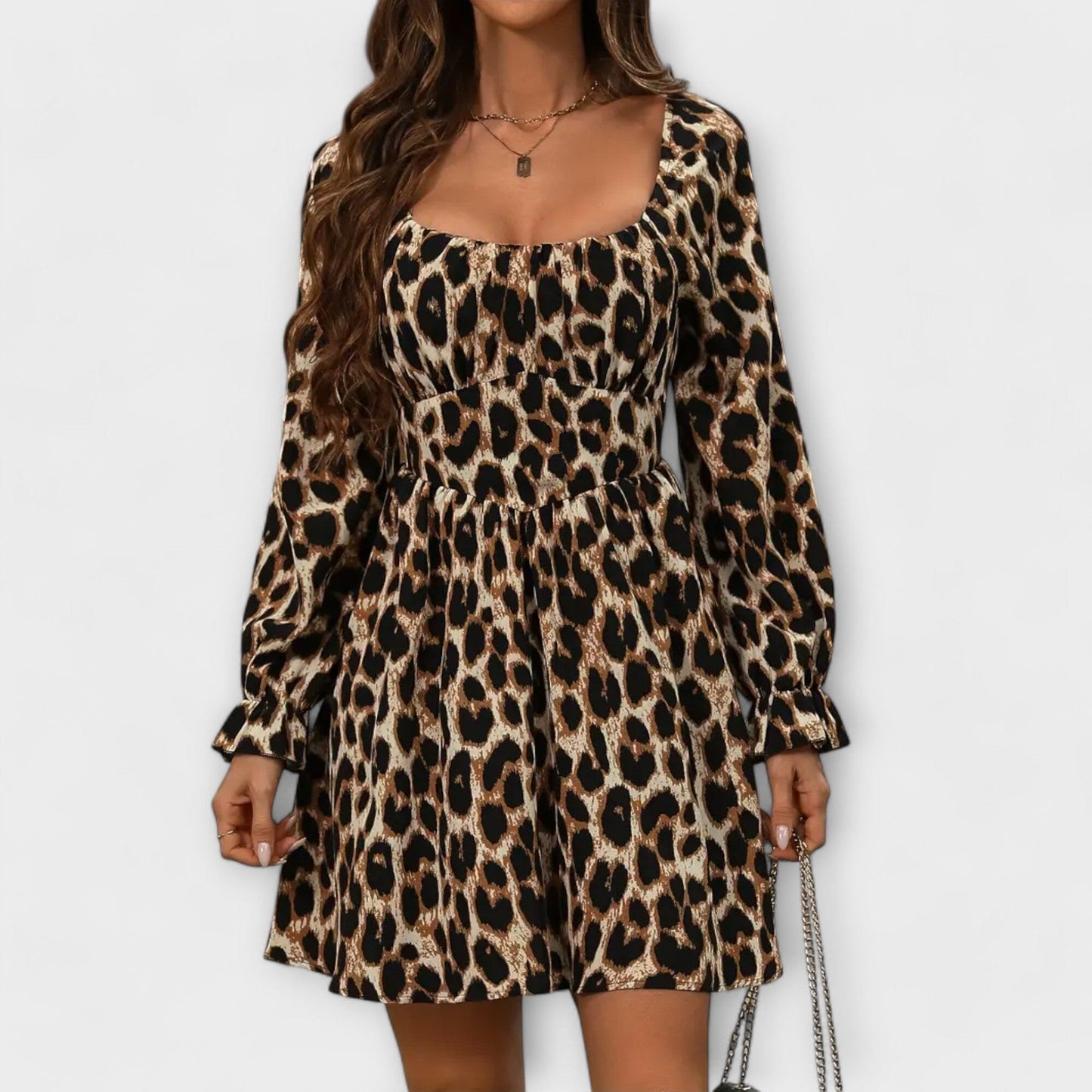 Vestido encantador con estampado de leopardo Vestido encantador con estampado de leopardo A minha loja
