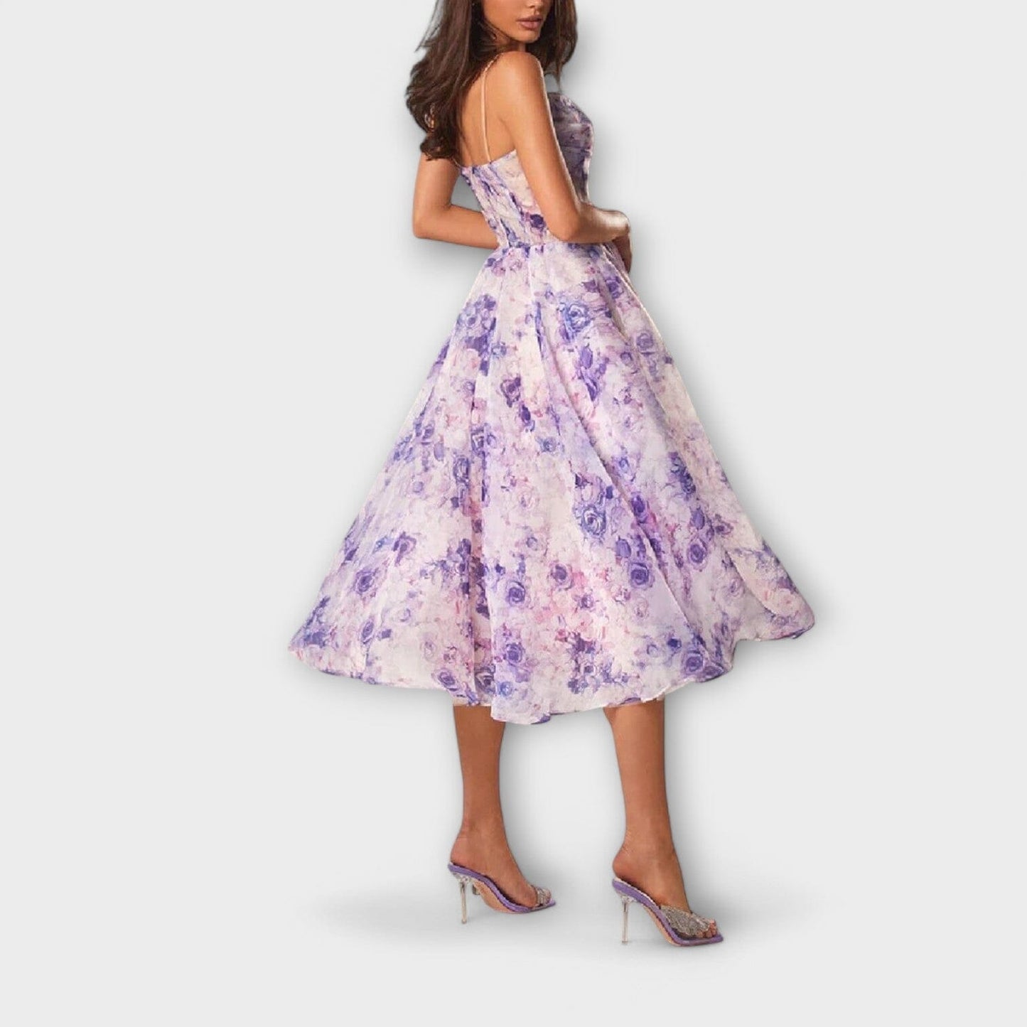 Vestido midi elegante de gasa (chiffón) Vestido midi elegante de gasa (chiffón) A minha loja