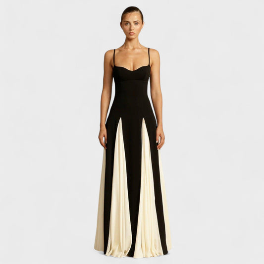 Vestido Gala Noir Marfil