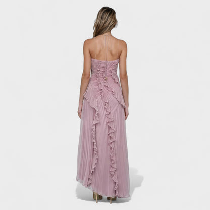 Isadora – Vestido Lavanda Plissado