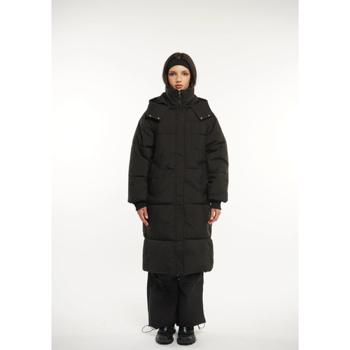 Chaqueta acolchada larga con capucha - Alicia