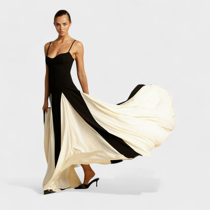 Vestido Gala Noir Marfil