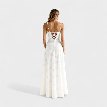 Verona – Vestido Largo de Encaje Floral