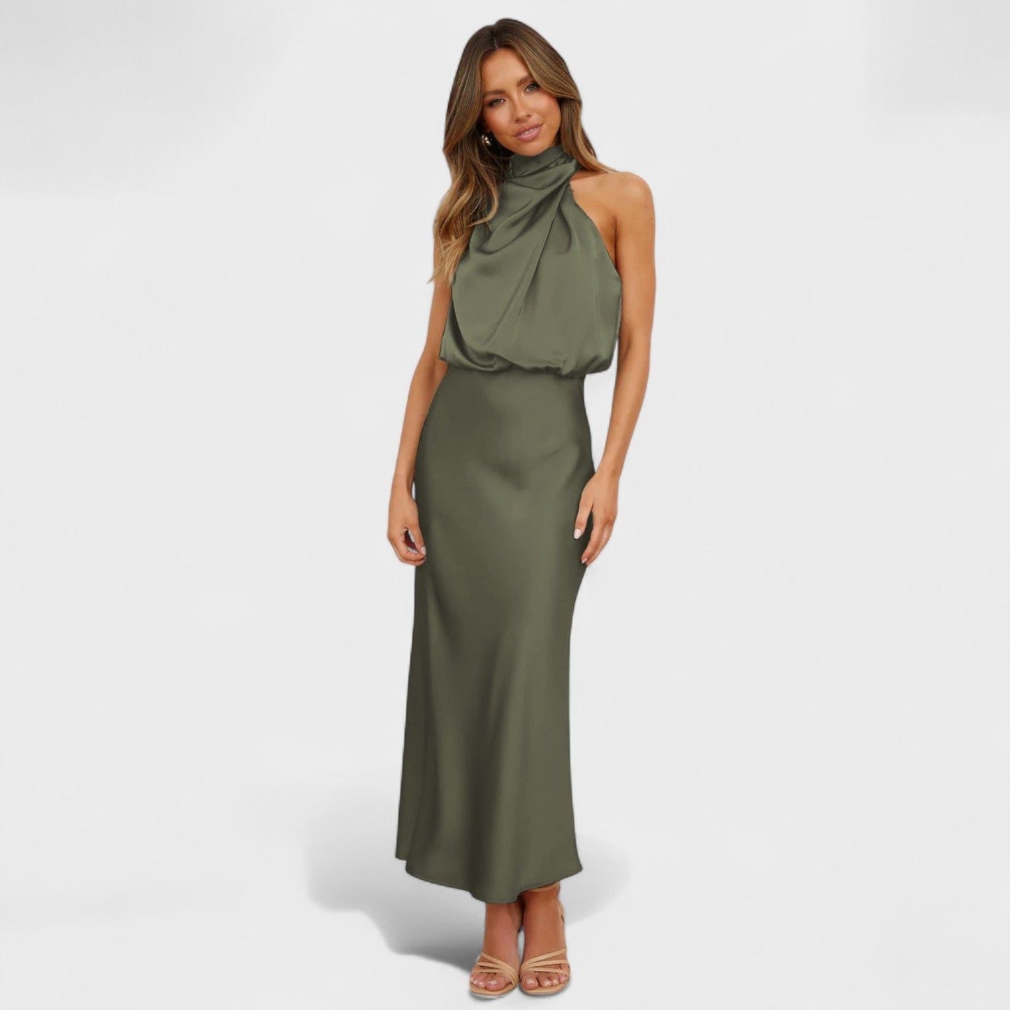 Alba – Vestido de Elegancia Satinada