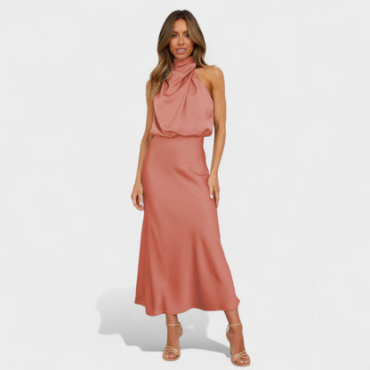 Alba – Vestido de Elegancia Satinada