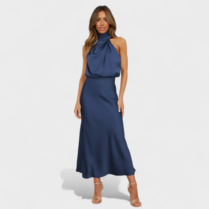 Alba – Vestido de Elegancia Satinada