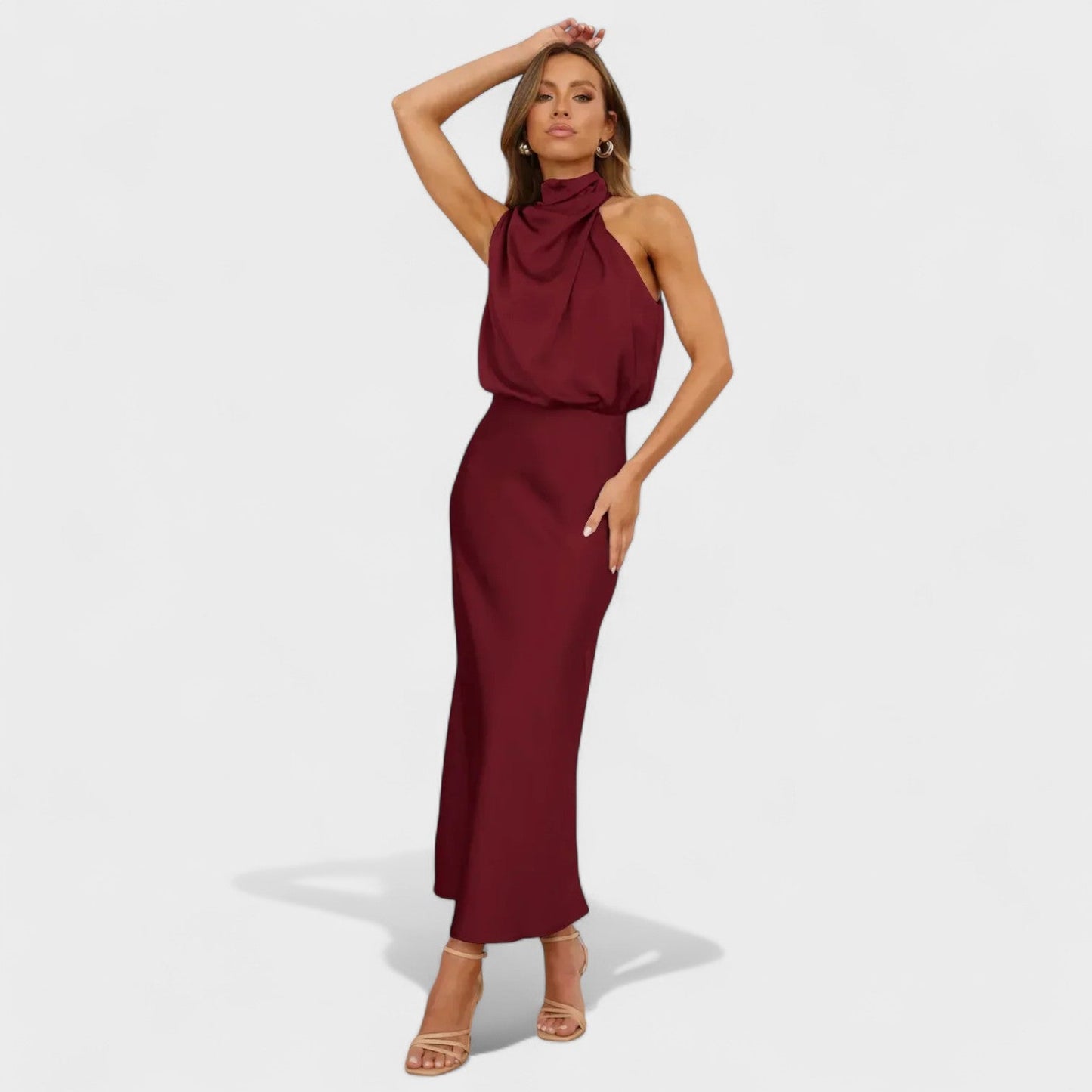 Alba – Vestido de Elegancia Satinada