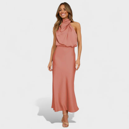 Alba – Vestido de Elegancia Satinada