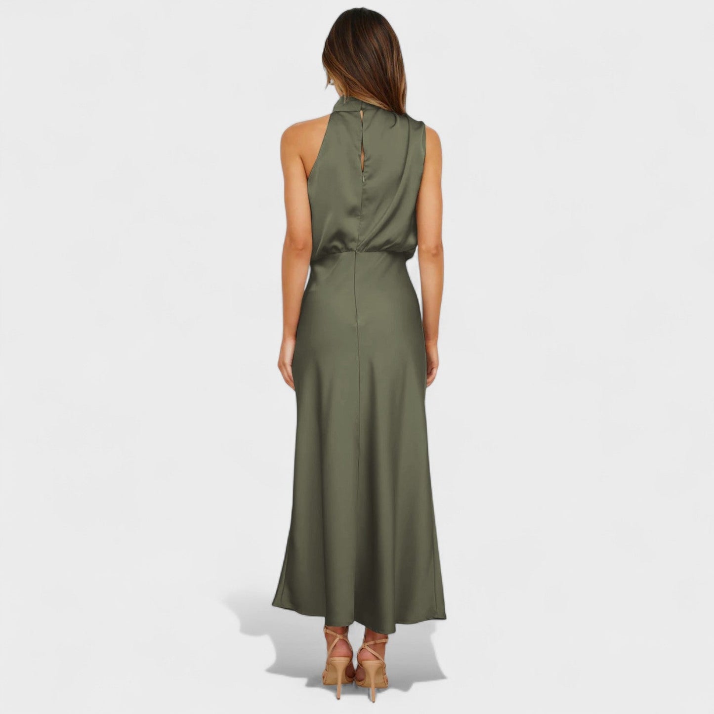 Alba – Vestido de Elegancia Satinada