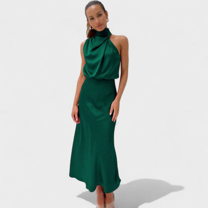 Alba – Vestido de Elegancia Satinada