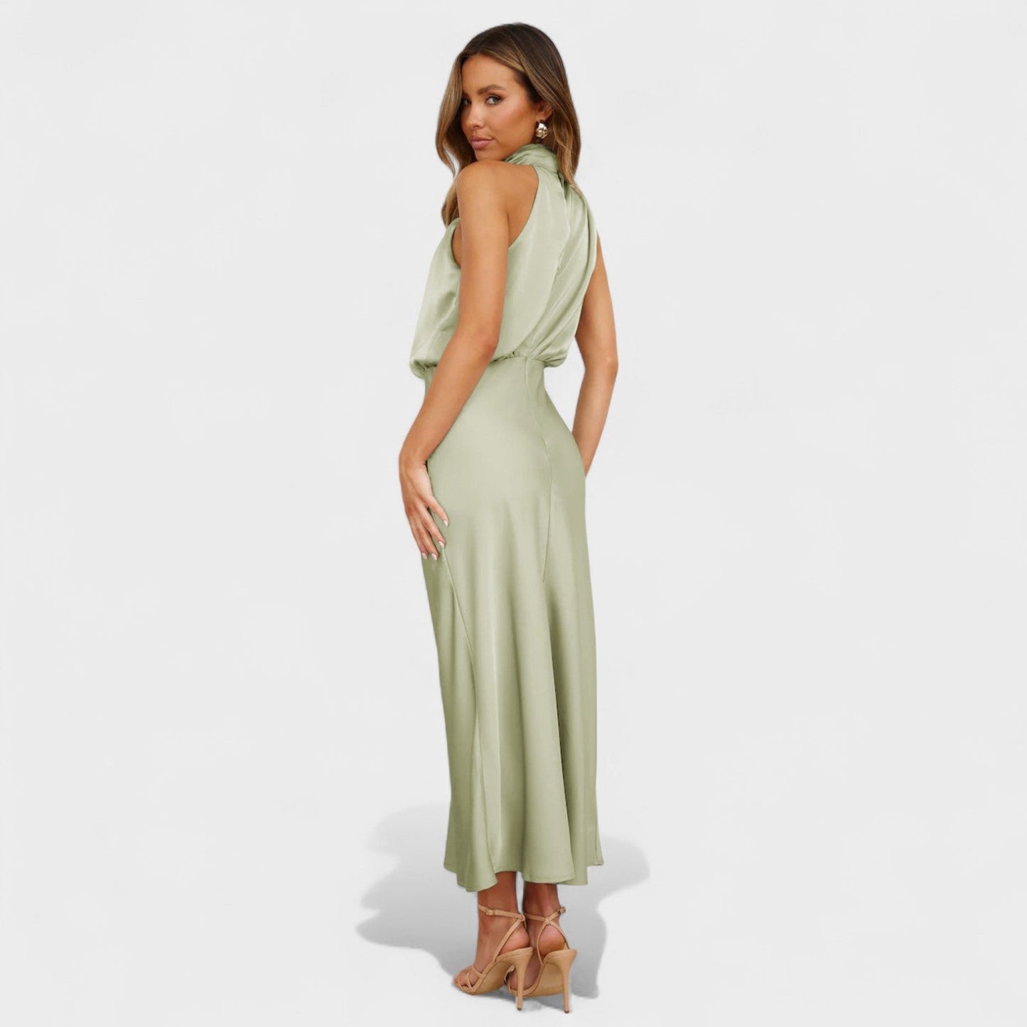 Alba – Vestido de Elegancia Satinada