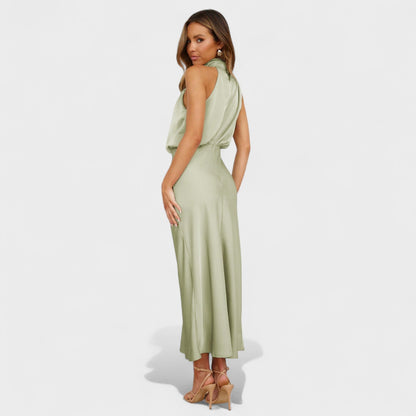 Alba – Vestido de Elegancia Satinada