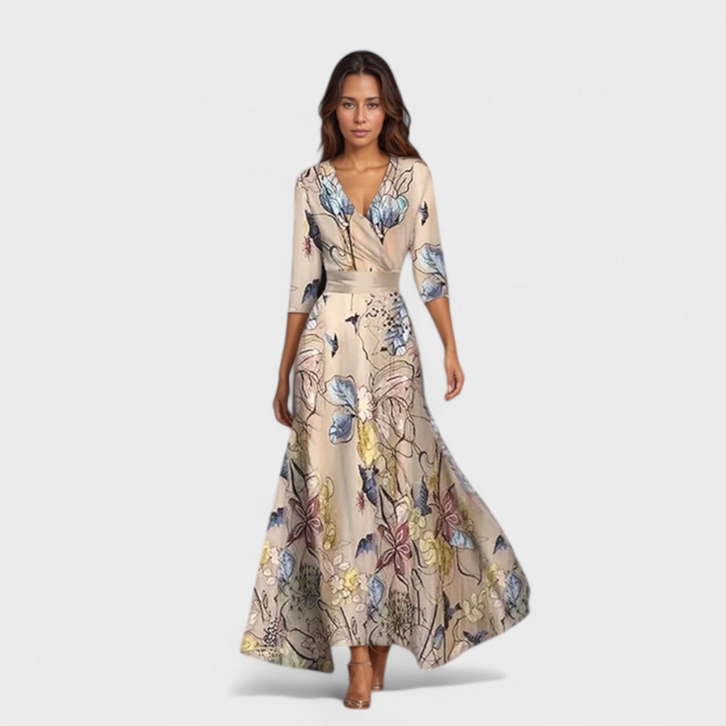 Quendolin | Vestido con estampado floral