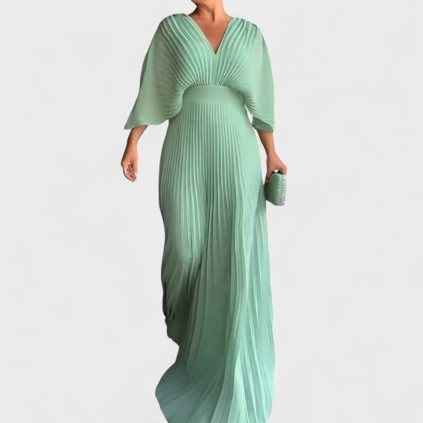 Gala – Vestido Largo Plisado