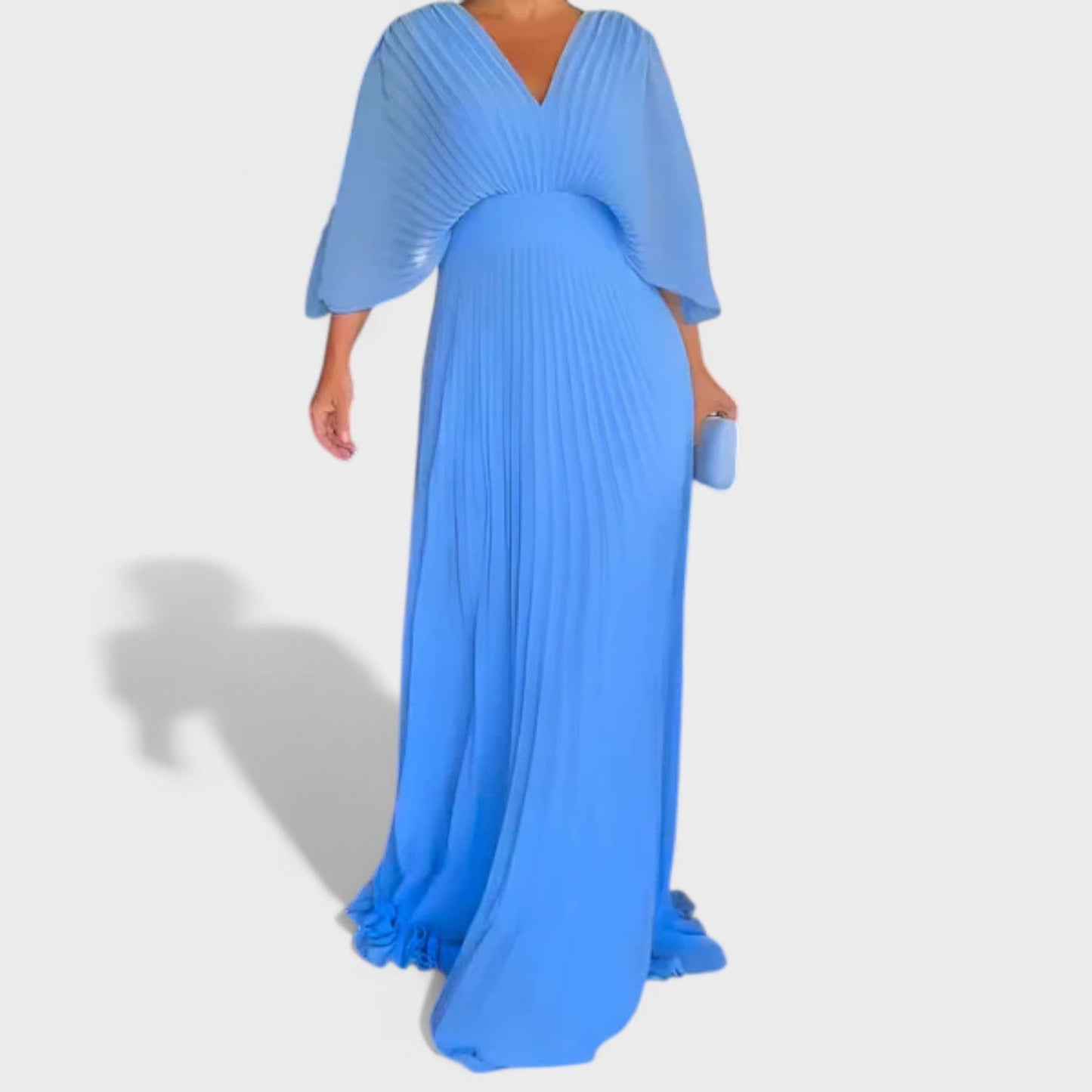 Gala – Vestido Largo Plisado