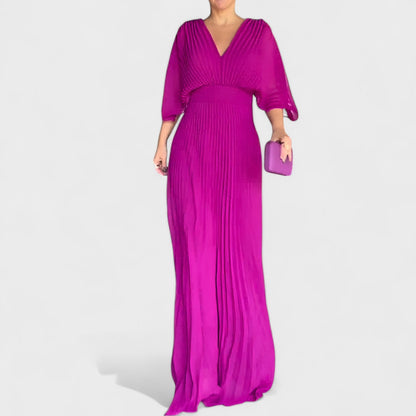 Gala – Vestido Largo Plisado