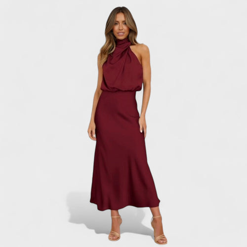 Alba – Vestido de Elegancia Satinada