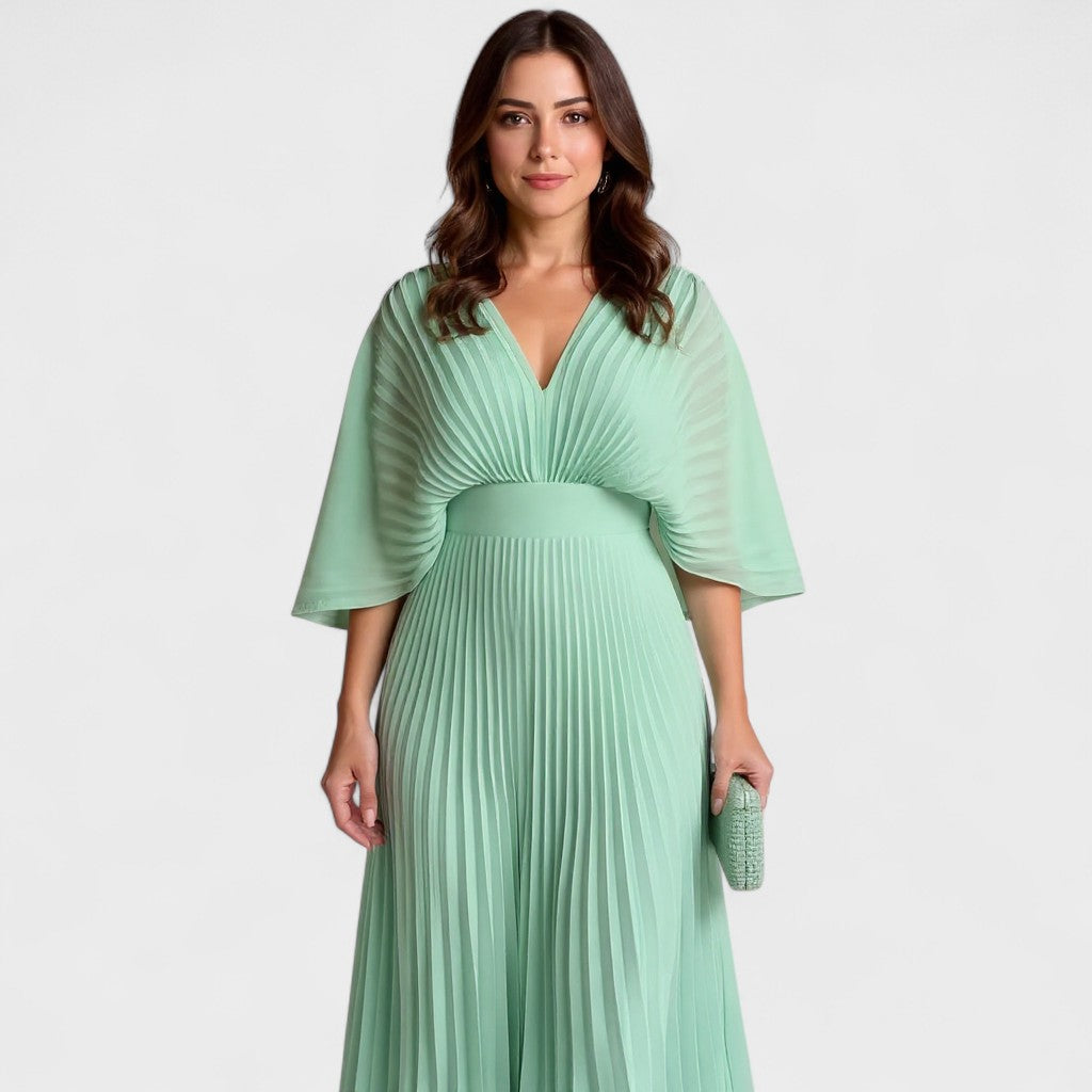 Gala – Vestido Largo Plisado