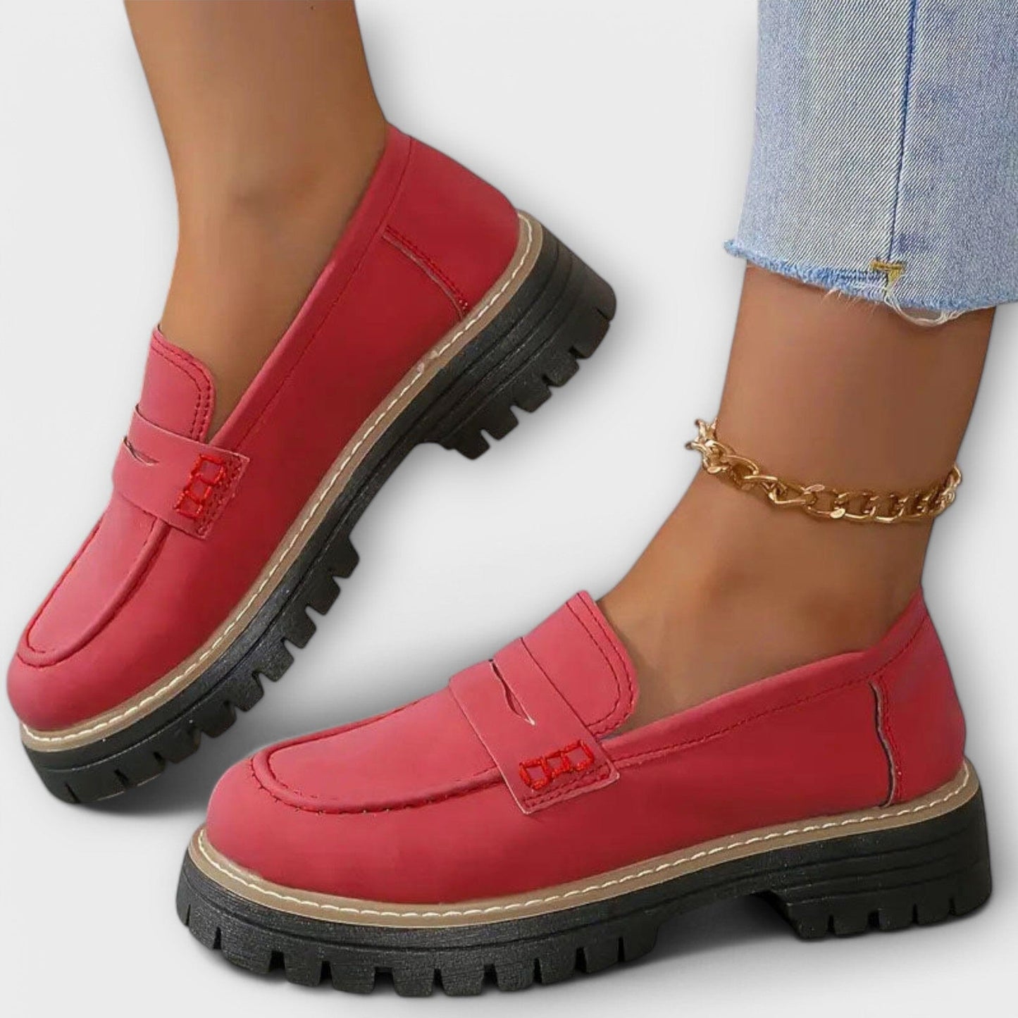 Alisa – Mocasín Alisa – Mocasín A minha loja Rojo 35 