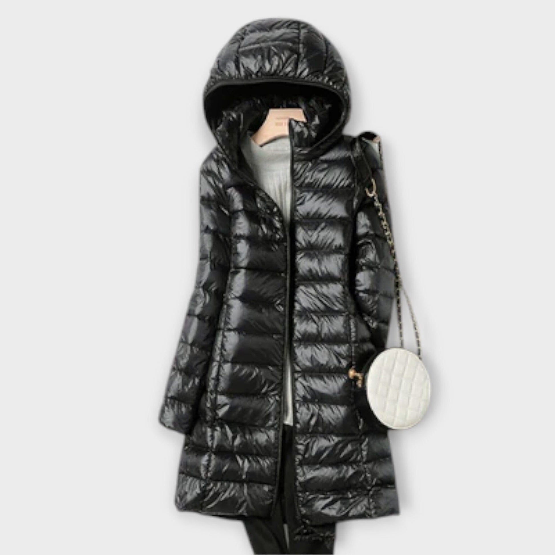Annika – Chaqueta de plumas ultraligera e impermeable Annika – Chaqueta de plumas ultraligera e impermeable A minha loja Negro S 