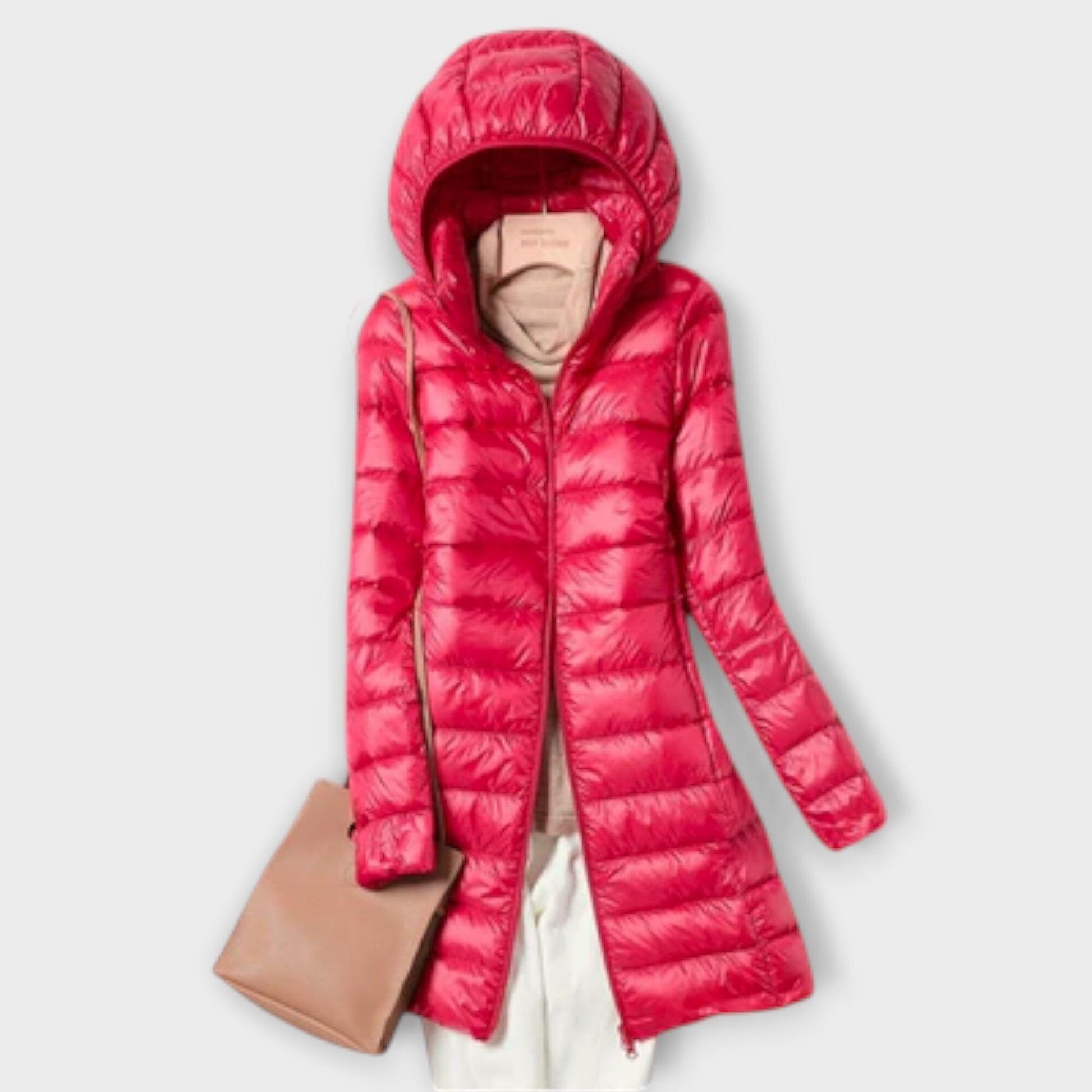 Annika – Chaqueta de plumas ultraligera e impermeable Annika – Chaqueta de plumas ultraligera e impermeable A minha loja Rojo S 
