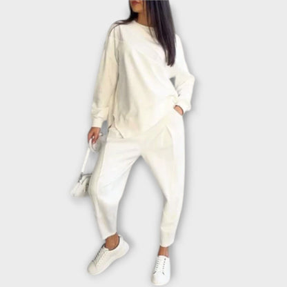 Audrey – Conjunto Casual de 2 Piezas Audrey – Conjunto Casual de 2 Piezas A minha loja Blanco S 