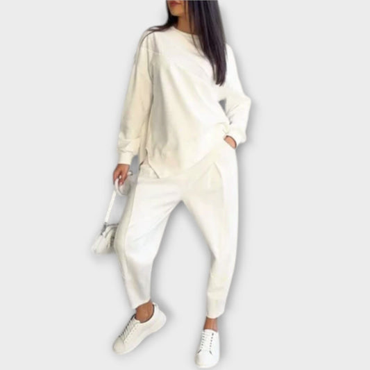 Audrey – Conjunto Casual de 2 Piezas Audrey – Conjunto Casual de 2 Piezas A minha loja Blanco S 