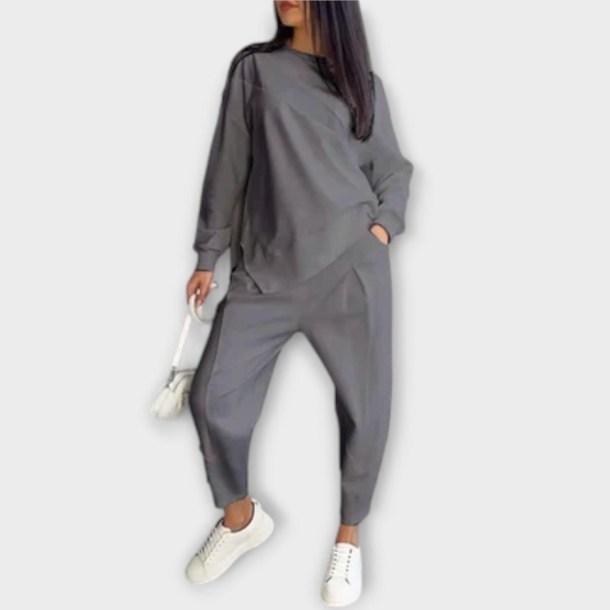 Audrey – Conjunto Casual de 2 Piezas Audrey – Conjunto Casual de 2 Piezas A minha loja Grau S 