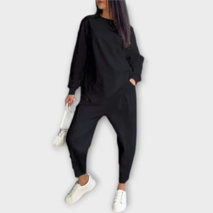Audrey – Conjunto Casual de 2 Piezas Audrey – Conjunto Casual de 2 Piezas A minha loja Negro S 
