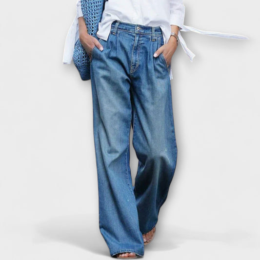 Ava – Jeans de alta calidad con pierna ancha Ava – Jeans de alta calidad con pierna ancha A minha loja 