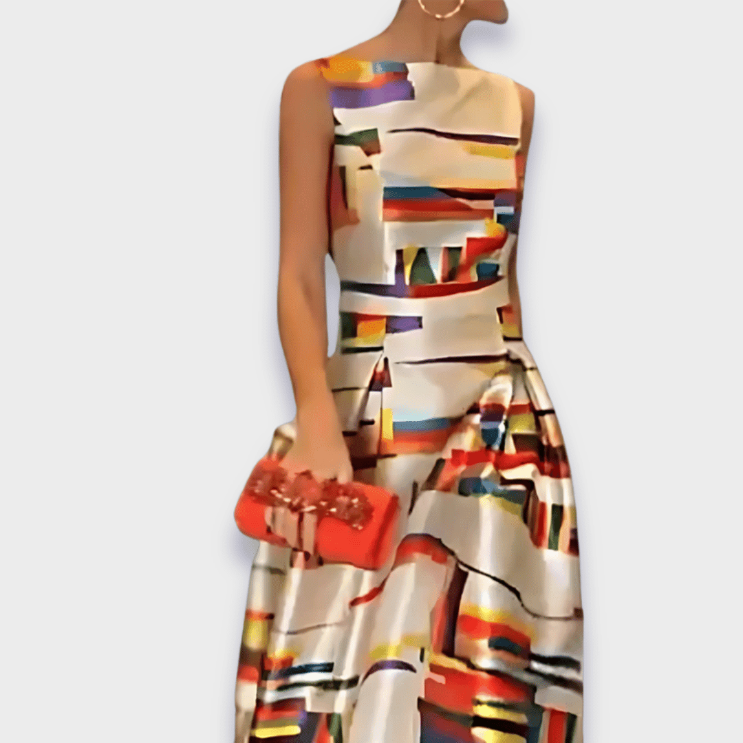 Babette – Vestido largo de tejido premium Babette – Vestido largo de tejido premium A minha loja 