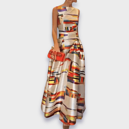 Babette – Vestido largo de tejido premium Babette – Vestido largo de tejido premium A minha loja S 