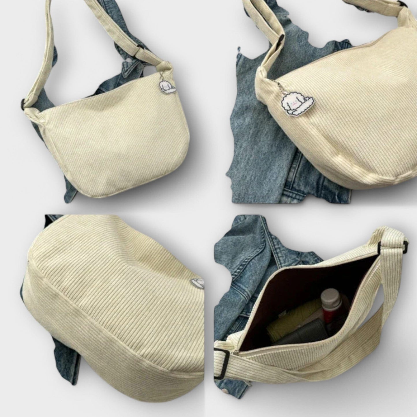 Bolsos bandolera de pana para mujer Bolsos bandolera de pana para mujer Rita 