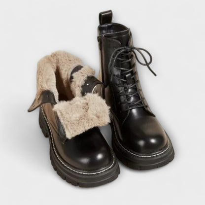 Botas de piel para mujer Botas de piel para mujer A minha loja Negro 35 