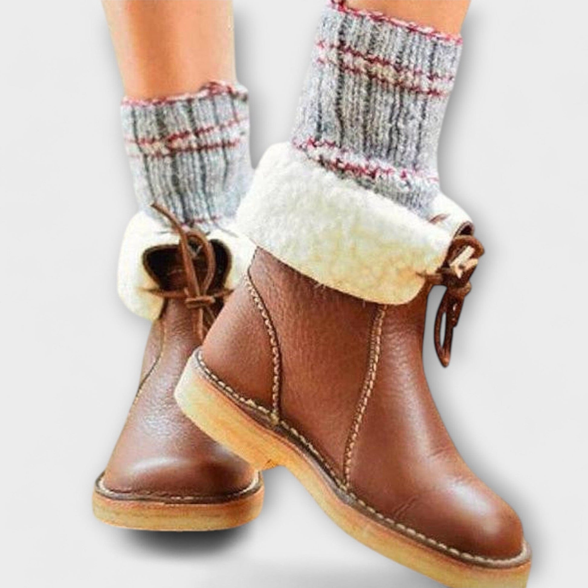 Botas impermeables con forro de lana Botas impermeables con forro de lana A minha loja 