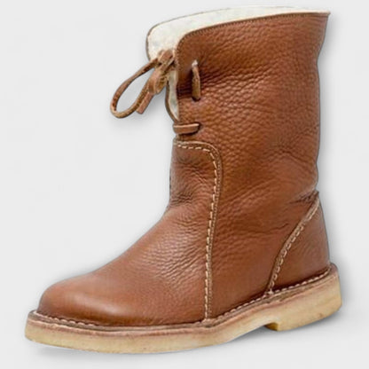 Botas impermeables con forro de lana Botas impermeables con forro de lana A minha loja Braun 35 